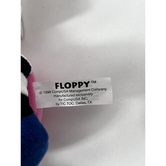 Comp USA “Floppy" Stuffed Plush Bug toy 1998 - Picture 4 of 6